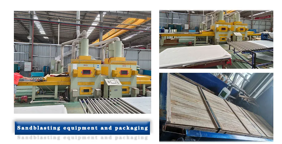 Sandblasting equipment and packaging