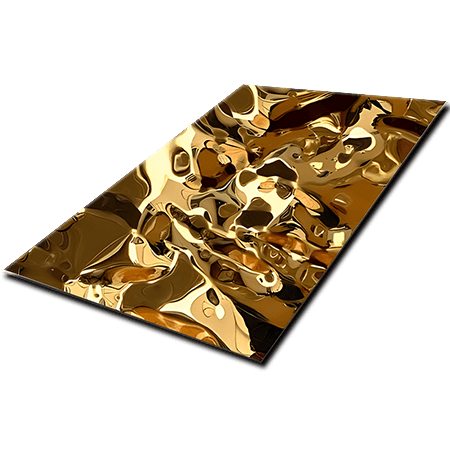 gold water ripple 