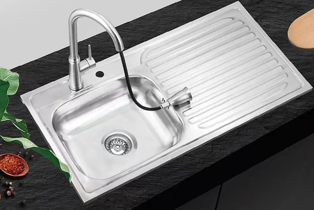 stainless steel farrhouse sink