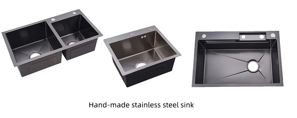 Hand-made stainless steel sink