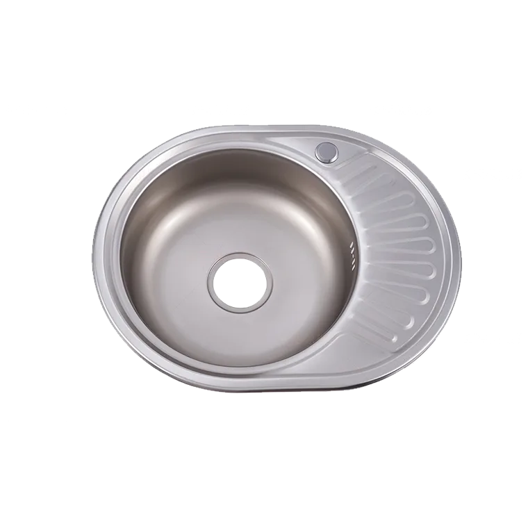 Round sink 304 stainless steel sink surface brushed