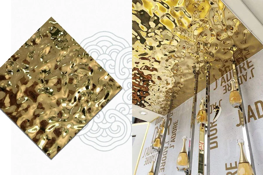 water ripple metal ceiling