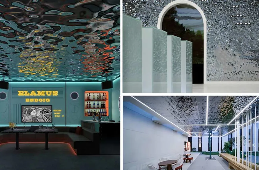 Water Ripple Stainless Steel Ceiling: A New Trend in Modern Space Design